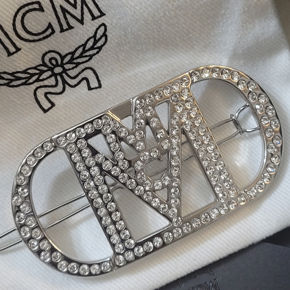 MCM MEE DALD01 SWAROVSKI  HAIR PIN BARRETTE